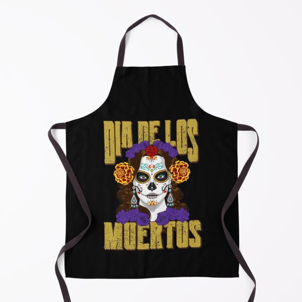 Item preview, Dios De Los Muertos Distressed Text Day of the Dead Catrina Face designed and sold by Rongway76.