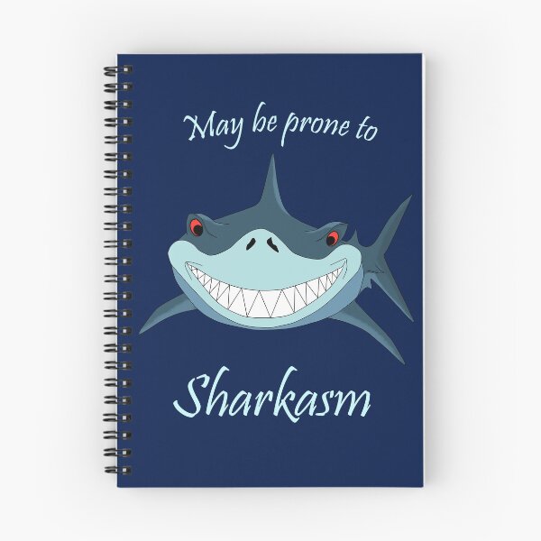 Item preview, SHARKASM – FUNNY SARCASTIC SHARK - SARCASM designed and sold by Danicus666.