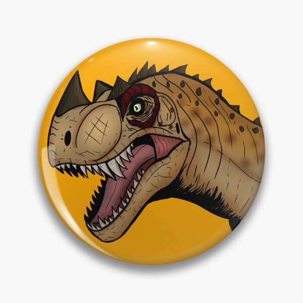 Item preview, Ceratosaurus Sticker and Pins designed and sold by JayDrawsSticks.