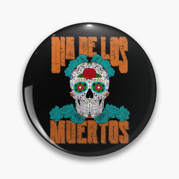 Item preview, Dios De Los Muertos Distressed Text Day of the Dead Calavera Sugar Skull designed and sold by Rongway76.