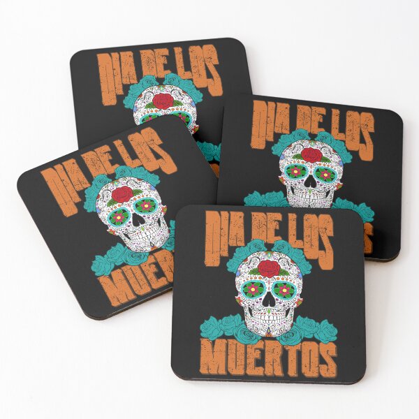 Item preview, Dios De Los Muertos Distressed Text Day of the Dead Calavera Sugar Skull designed and sold by Rongway76.