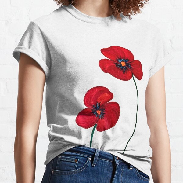 Remembrance Poppies  Classic T-Shirt