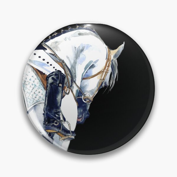 Item preview, Dressage sport horse with rider. Watercolor horse illustration.  designed and sold by Fayankova Alena.