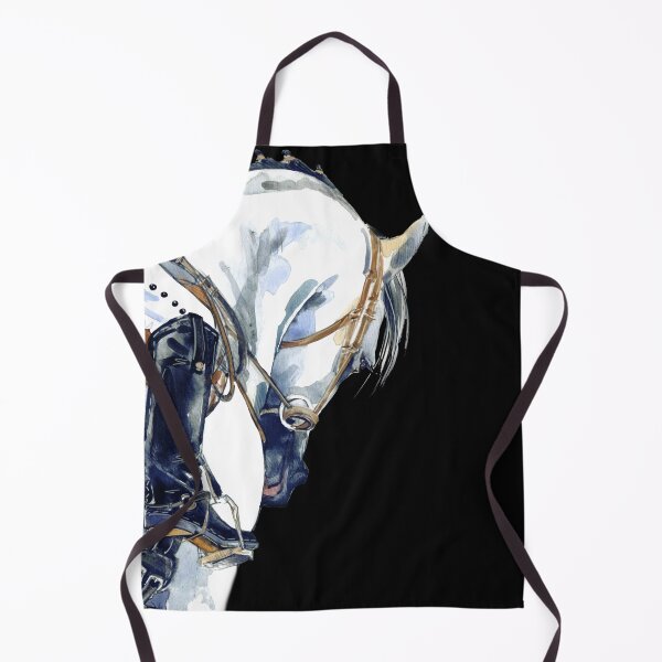 Item preview, Dressage sport horse with rider. Watercolor horse illustration.  designed and sold by Fayankova Alena.