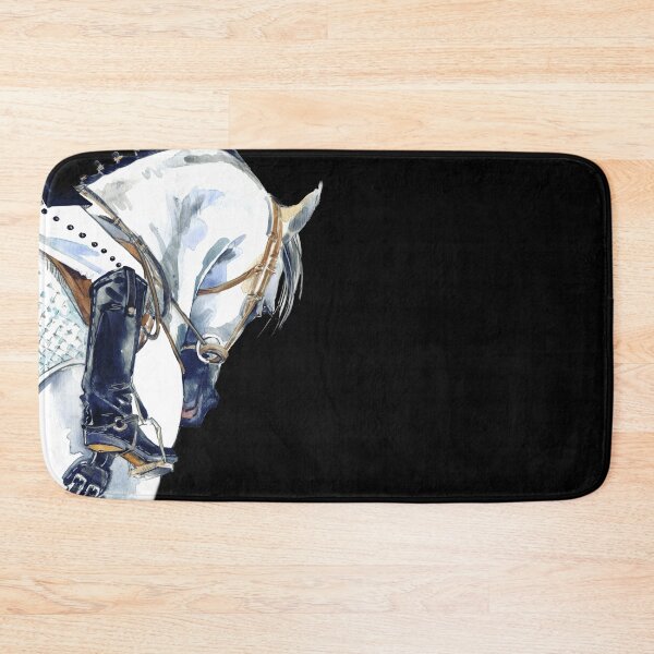 Item preview, Dressage sport horse with rider. Watercolor horse illustration.  designed and sold by Fayankova Alena.