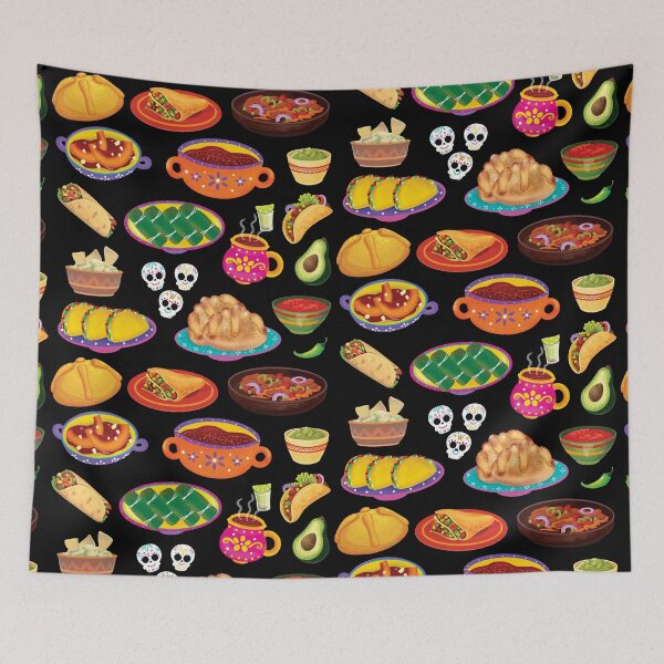 Item preview, Day Of The Dead Holiday Food 2 designed and sold by Alicia Chee.