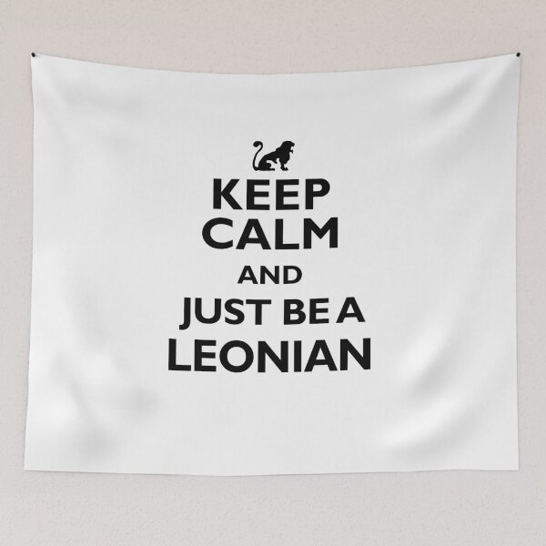 Item preview, Leo Zodiac Keep Calm Just Be Leonian designed and sold by smily-tees.
