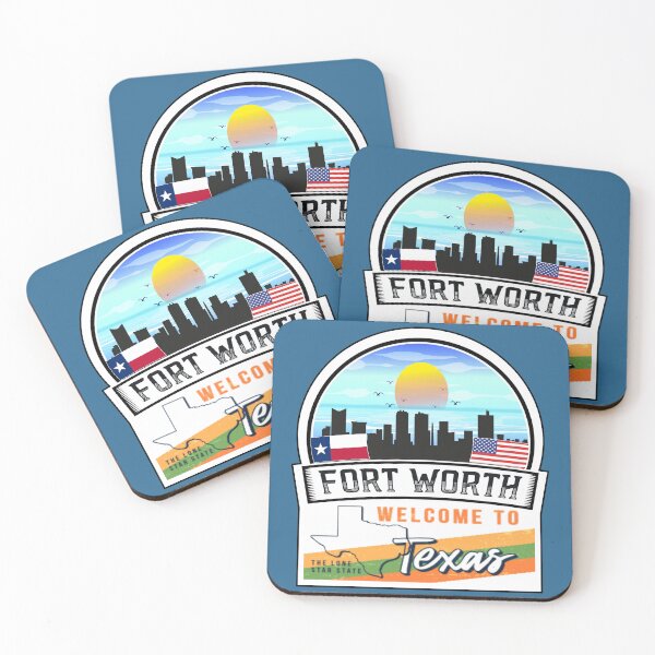 Item preview, Fort Worth, Welcome to Texas, The Lone Star State | Texas State and Cities Series -46 designed and sold by WorldStateArt.