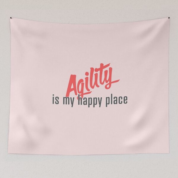 Item preview, Agility is my happy place designed and sold by PausePapote.