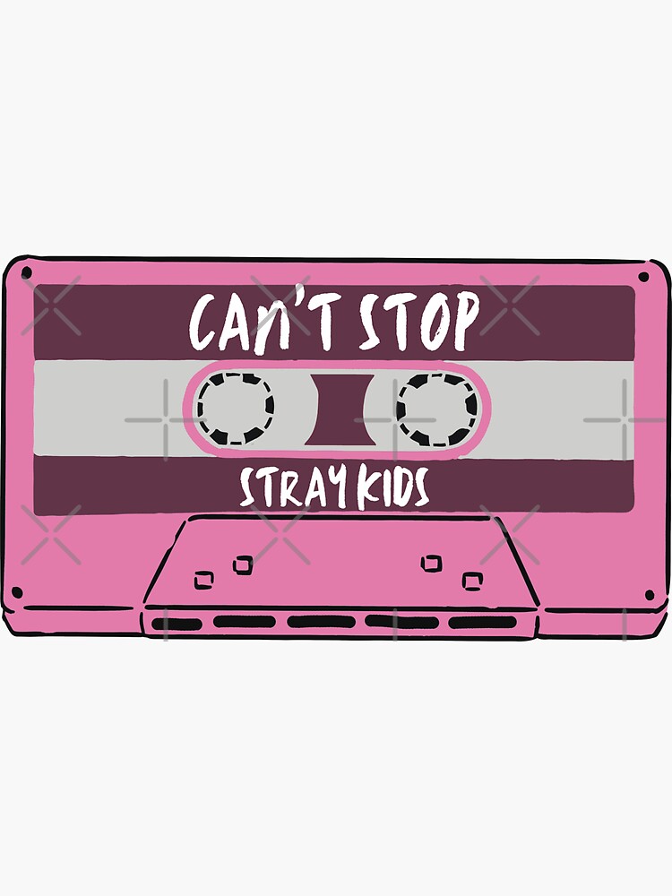 STRAY KIDS (MAXIDENT) Cute Retro Cassette Tape, Case 143  Magnet