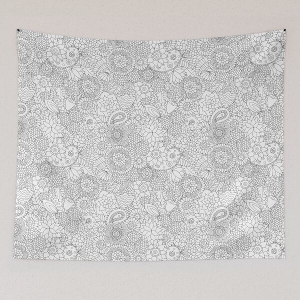 Item preview, Funny doodle b&w designed and sold by Marina Demidova.