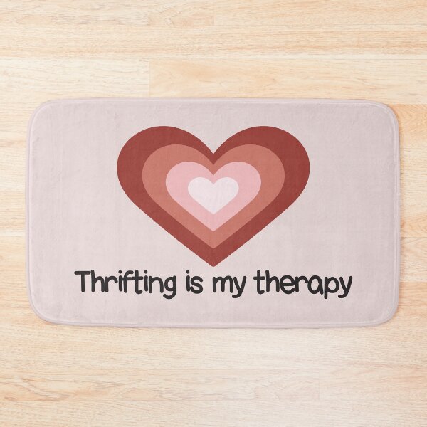 Item preview, Cute Heart Thrifting is My Therapy designed and sold by bolimj.