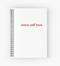 Cuaderno de espiral más amor propio mínimo