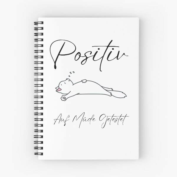 Item preview, Positiv Auf Müde Getestet T-Shirt Fun Kitten Cat Sleep designed and sold by Stevenobinsun.