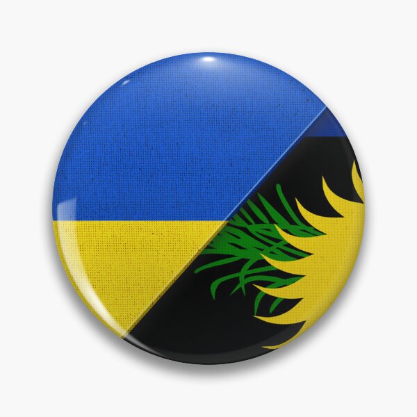 Item preview, Union of two countries. Flag of Ukraine and Guadeloupe. 3D illustration designed and sold by Decoriolus.
