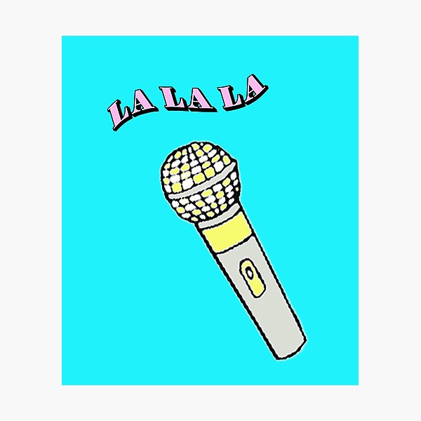 Item preview, Mic designed and sold by Nonsense and Relish.