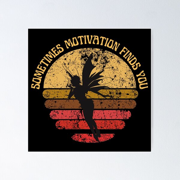 Item preview, Sometimes Motivation Finds You | National Sarcastic Awareness Month | Running Is A Mental Sport And We Are All Insane designed and sold by FitBeast.