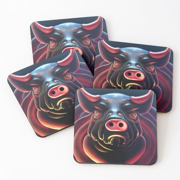 Item preview, Satan in the form of a devilish pig resembling a monster designed and sold by ART NeuroSmARTxx.