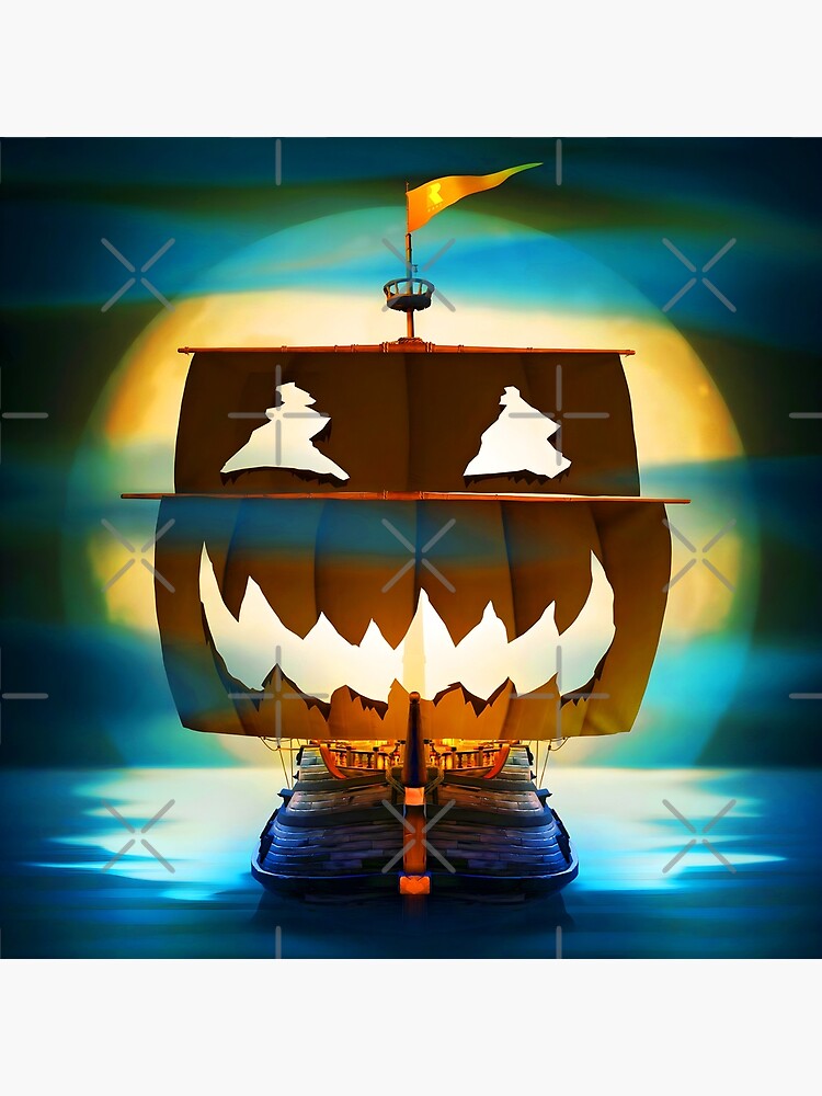 "Sea of Thieves Spooky Halloween" Poster for Sale by sopheie Redbubble