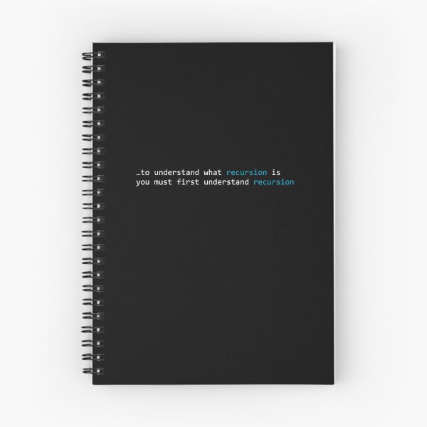 Item preview, to understand what recursion is you must first understand recursion cyan consolas text designed and sold by Krista Robertson.