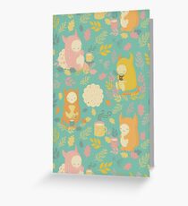 Fairytale Pattern2 Greeting Card