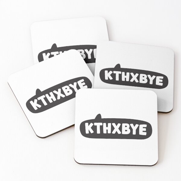 Item preview, kthxbye Speech Bubble Funny Quote designed and sold by DearMichelle.