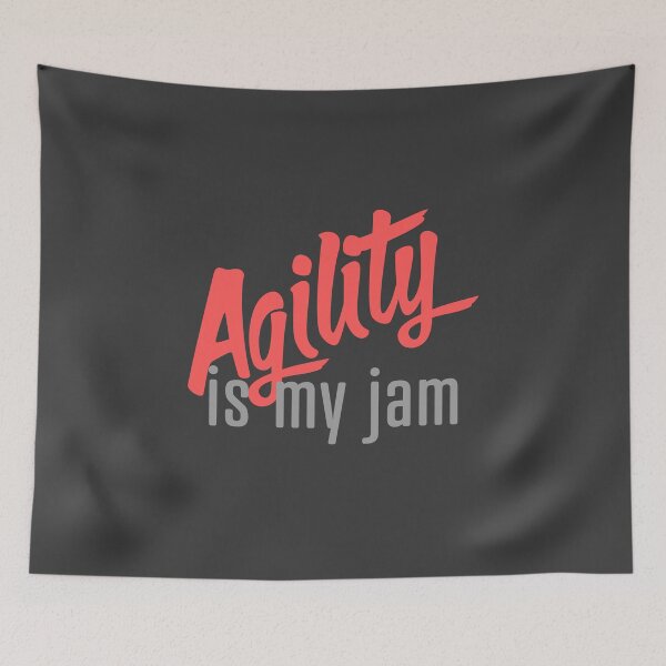 Item preview, Agility is my jam designed and sold by PausePapote.