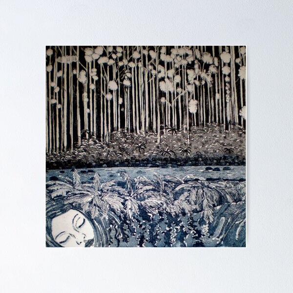 Item preview, Secret Forest Dreams-Aquatint Etching designed and sold by Belinda "BillyLee" NYE (Printmaker).