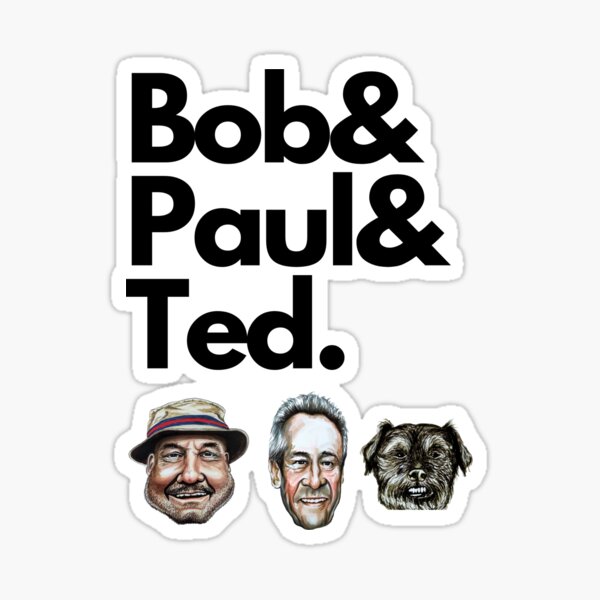 Vista previa del artículo con la obra «Ido a pescar - Fan art de Bob, Paul y Ted, el perro.», diseñado y vendido por smadge.