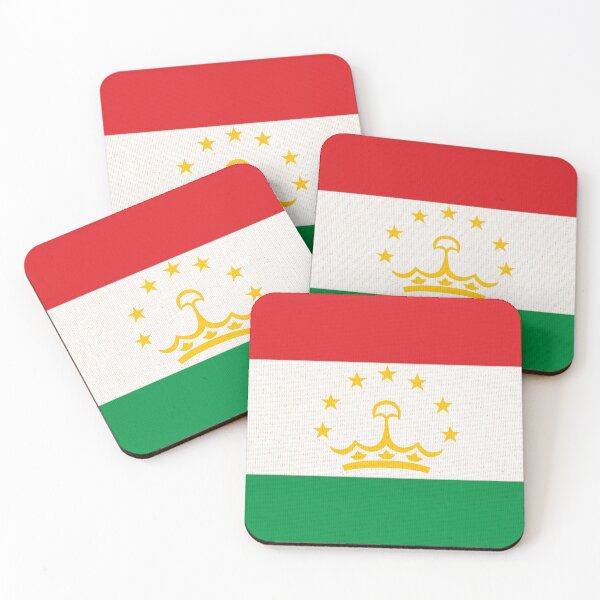 Item preview, Tajikistan national fabric flag textile background designed and sold by Decoriolus.
