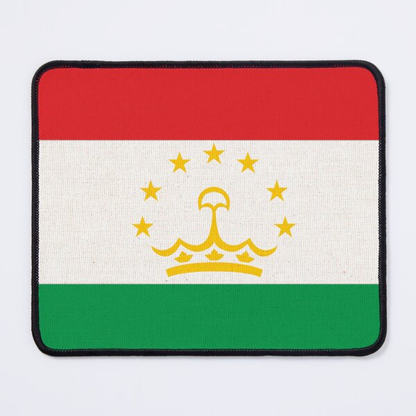 Item preview, Tajikistan national fabric flag textile background designed and sold by Decoriolus.