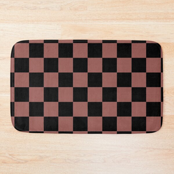 Item preview, Red Black Checkerboard Pattern Pairs Graham and Brown 2023 COTY Alizarin designed and sold by ColorOfTheYears.