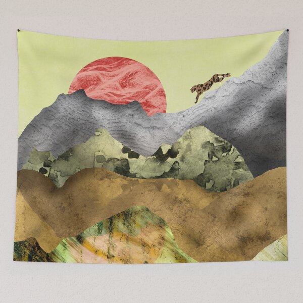 Item preview, Jaguar in the Mountains by Sunset designed and sold by cesartorresart.