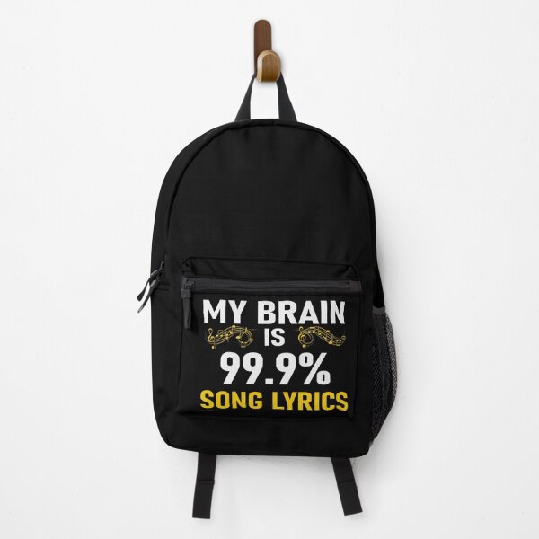 Item preview, My brain lyrics songs designed and sold by Artbellachi.