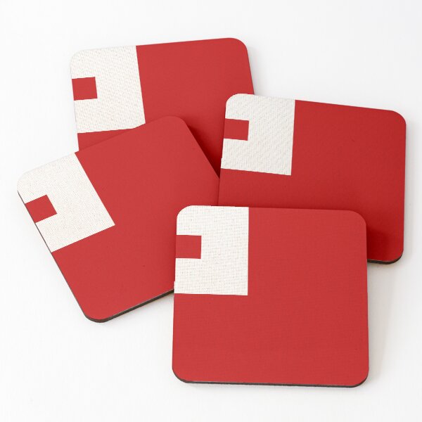 Item preview, Flag of Tonga. Tonga flag on fabric surface. Fabric texture designed and sold by Decoriolus.