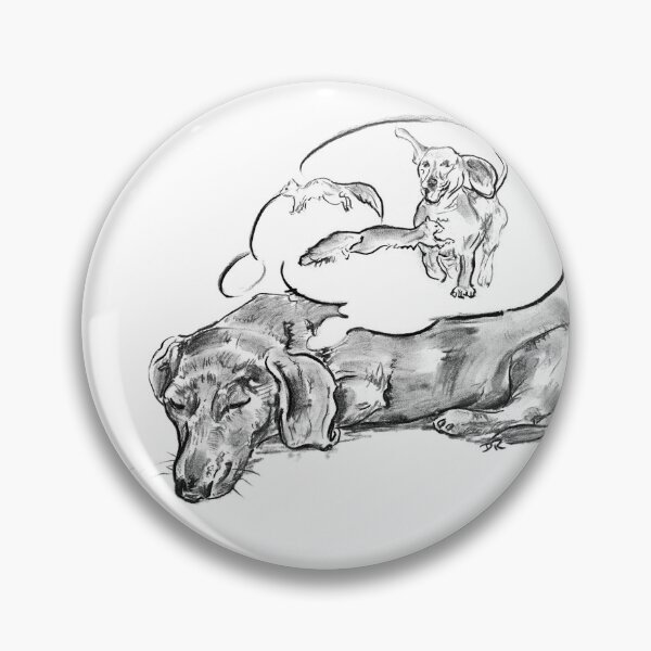 Artikelvorschau, Sleeping Dog - The Dachshund entworfen und verkauft von douglasrickard.
