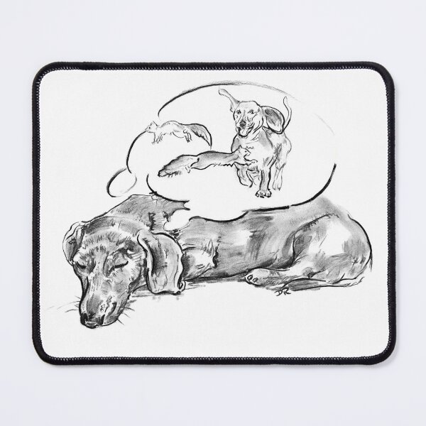 Item preview, Sleeping Dog - The Dachshund designed and sold by douglasrickard.