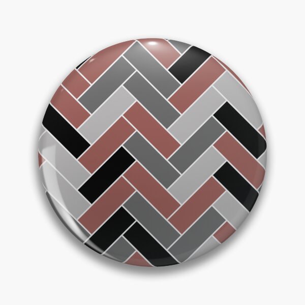Item preview, Red Black Gray Herringbone Pattern Pairs Graham and Brown 2023 COTY Alizarin designed and sold by ColorOfTheYears.