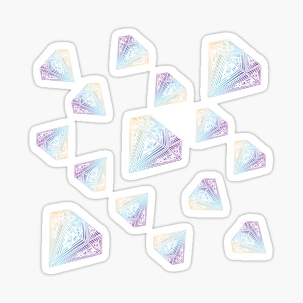 Smokey Diamond Sticker