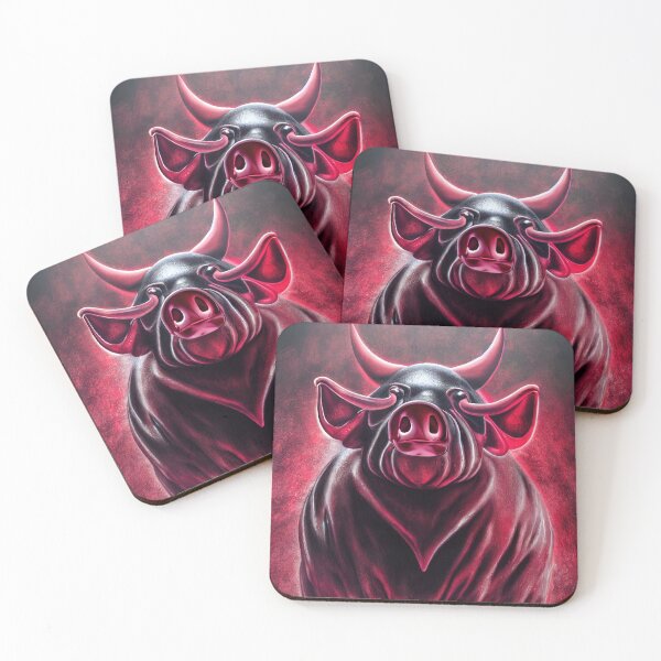 Item preview, Satan in the form of a devilish pig resembling a monster designed and sold by ART NeuroSmARTxx.