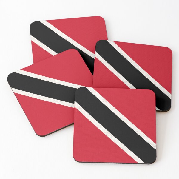 Item preview, Flag of Trinidad and Tobago. Trinidad and Tobago flag on fabric surface designed and sold by Decoriolus.