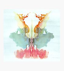 Psychology, Inkblot test, Ninth blot, Rorschach, inkblot test Photographic Print