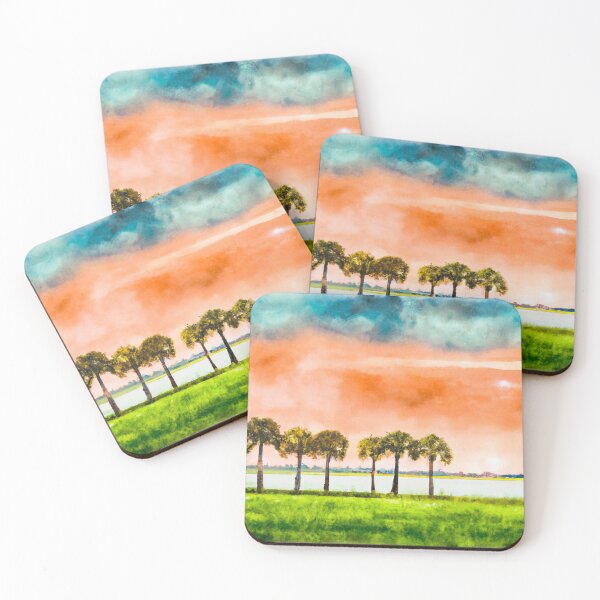 Item preview, Florida Watercolor Bayside Palms designed and sold by Paul David Wilson.