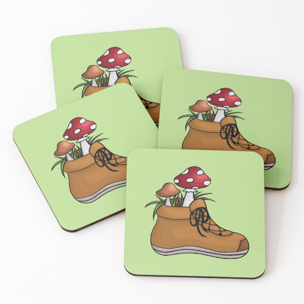 Item preview, Mushrooms living in a boot designed and sold by babysnaily.