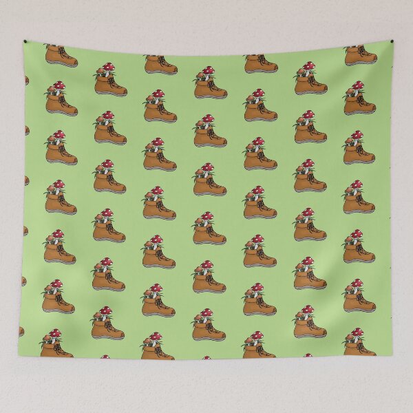 Item preview, Mushrooms living in a boot designed and sold by babysnaily.