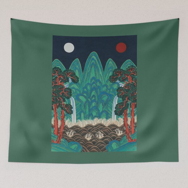 Item preview, Korean folk painting for king,  designed and sold by folkartroom.