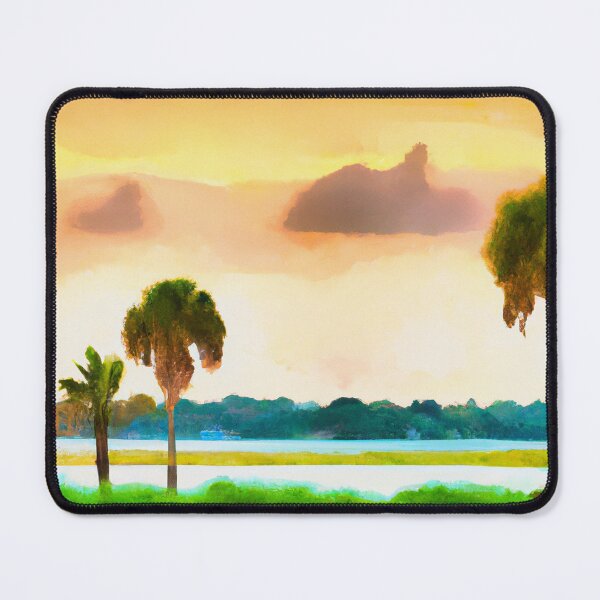Item preview, Florida Sunset Palms and Bay designed and sold by Paul David Wilson.