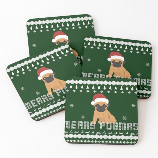 Item preview, Merry Pugmas Merry Christmas Pug winter sweater style Christmas Sweater Xmas Pug Christmas Gift Pug Ugly Jumper Holiday Gift designed and sold by ALLURE-minimal.