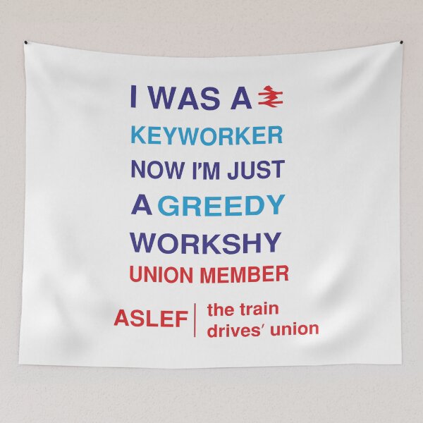Item preview, i was a keyworker now i'm just a greedy workshy union member Essential T-Shirt designed and sold by bader571shop.