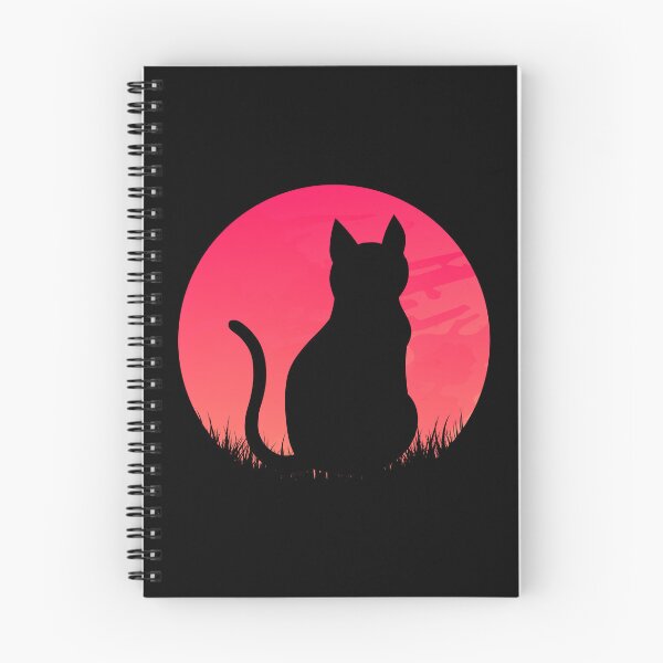 Item preview, Cute Black Cat Watching Sunset  designed and sold by knapst.